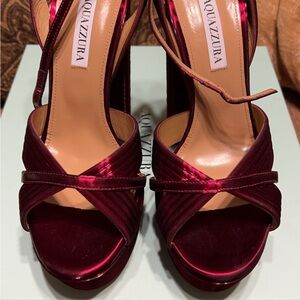 AQUAZZURA Sundance Plateau 140 Heels